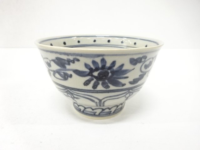  真葛焼　宮川香斎造　安南　福の字　茶碗(十二代久田宗也尋牛斎書付)